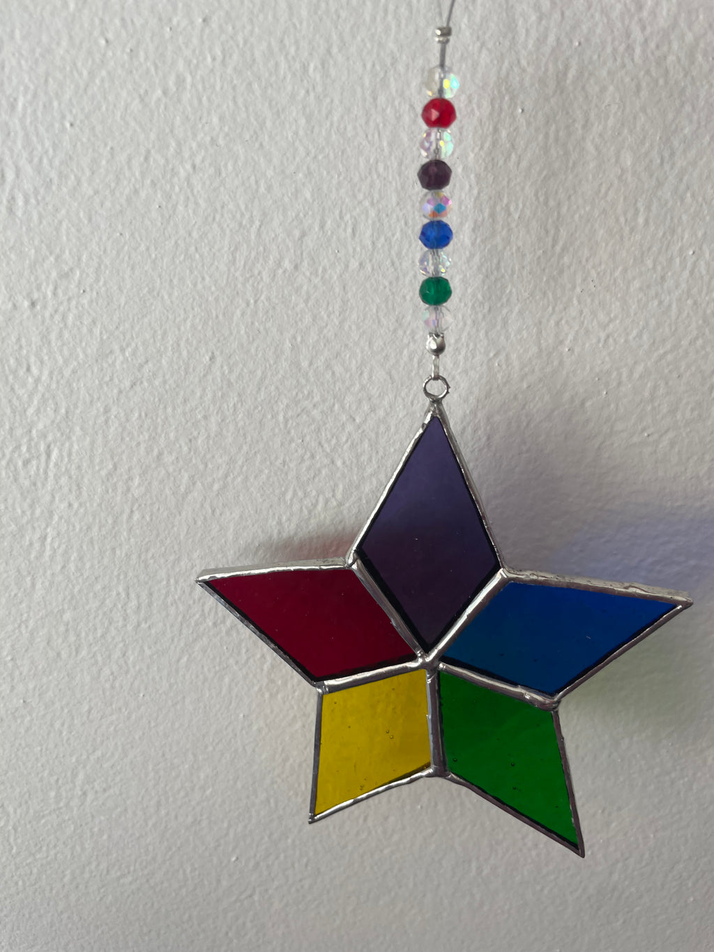 Rainbow Star Ornament