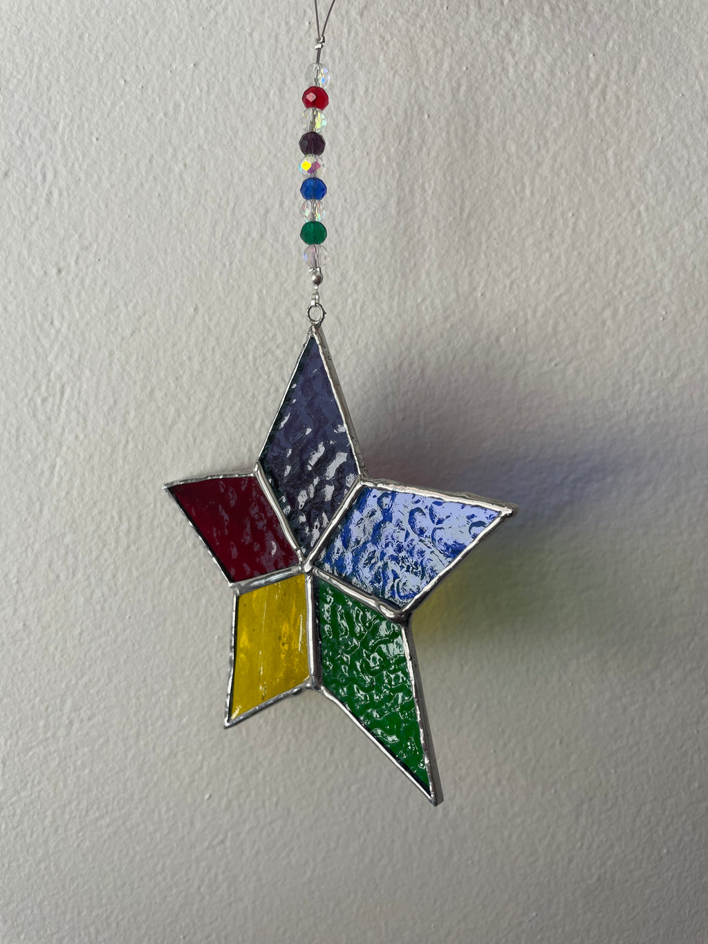 Rainbow Star Ornament