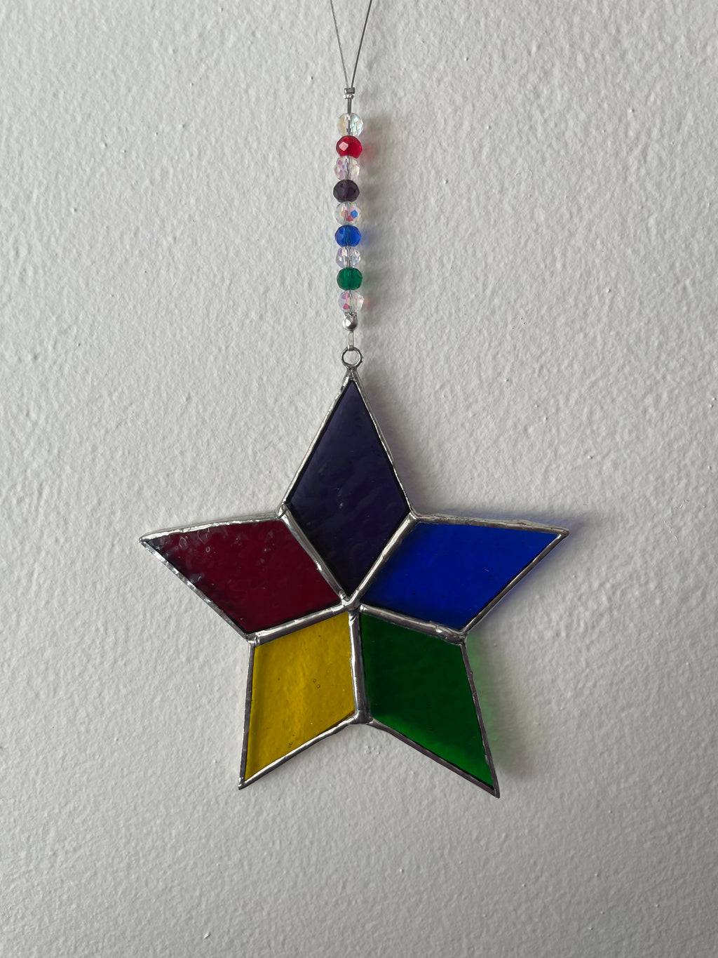 Rainbow Star Ornament
