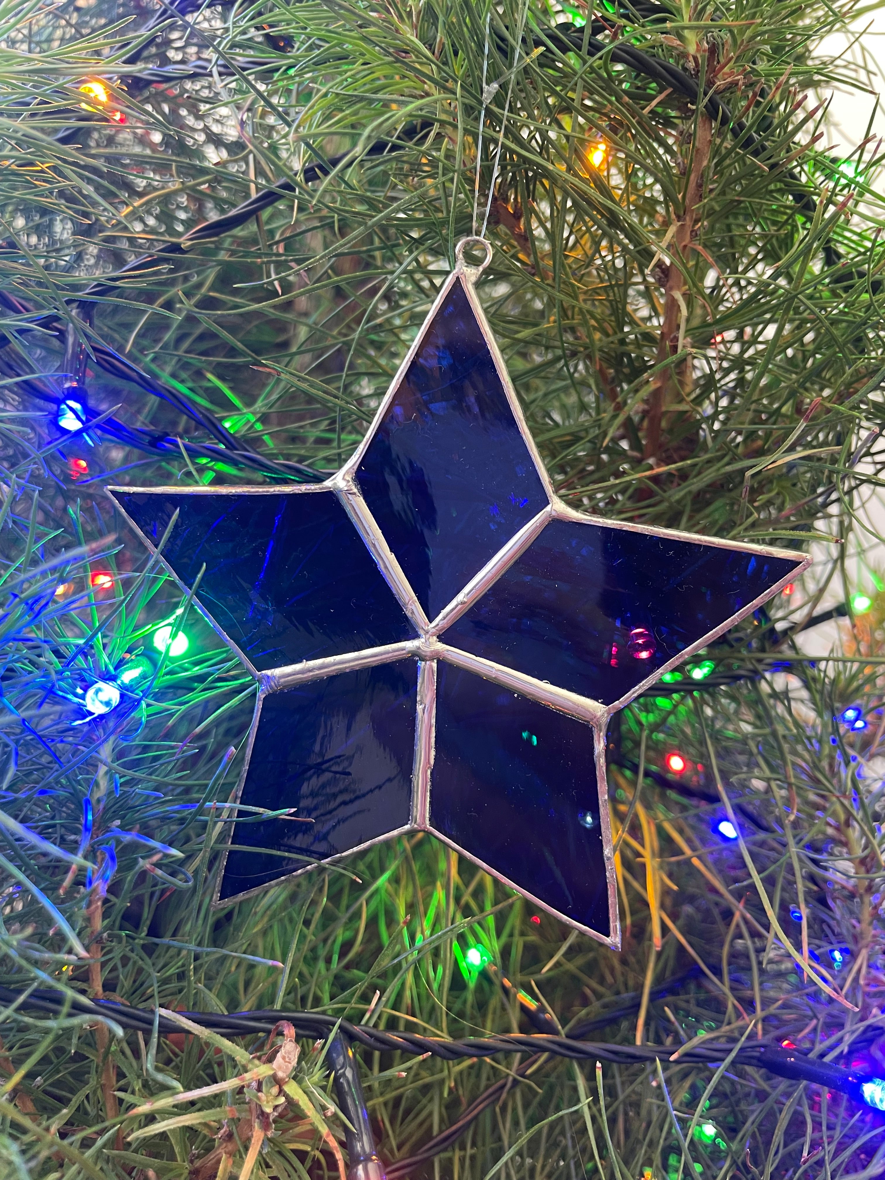 Dark Blue star Ornament