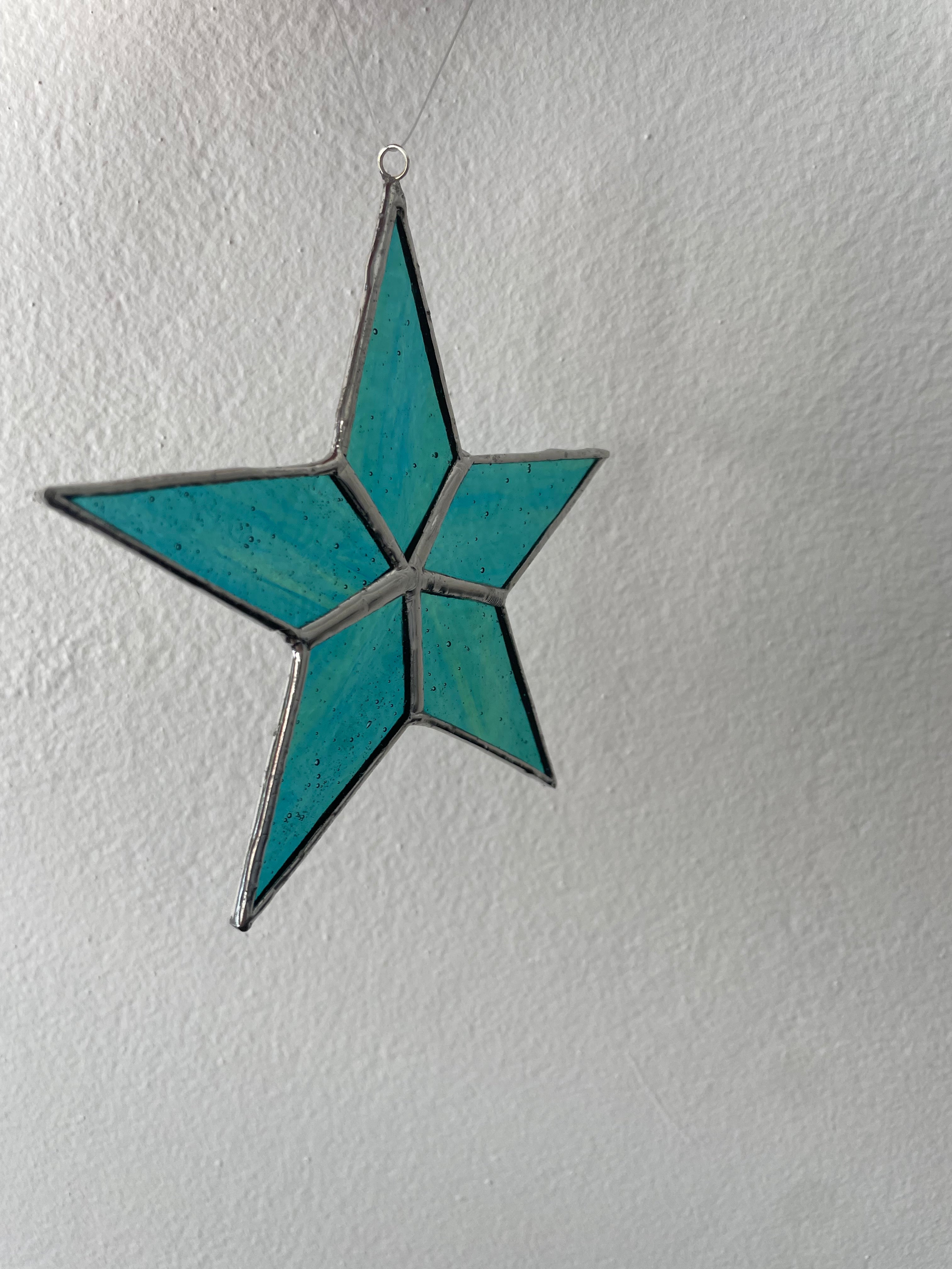 Light Blue Star Ornament