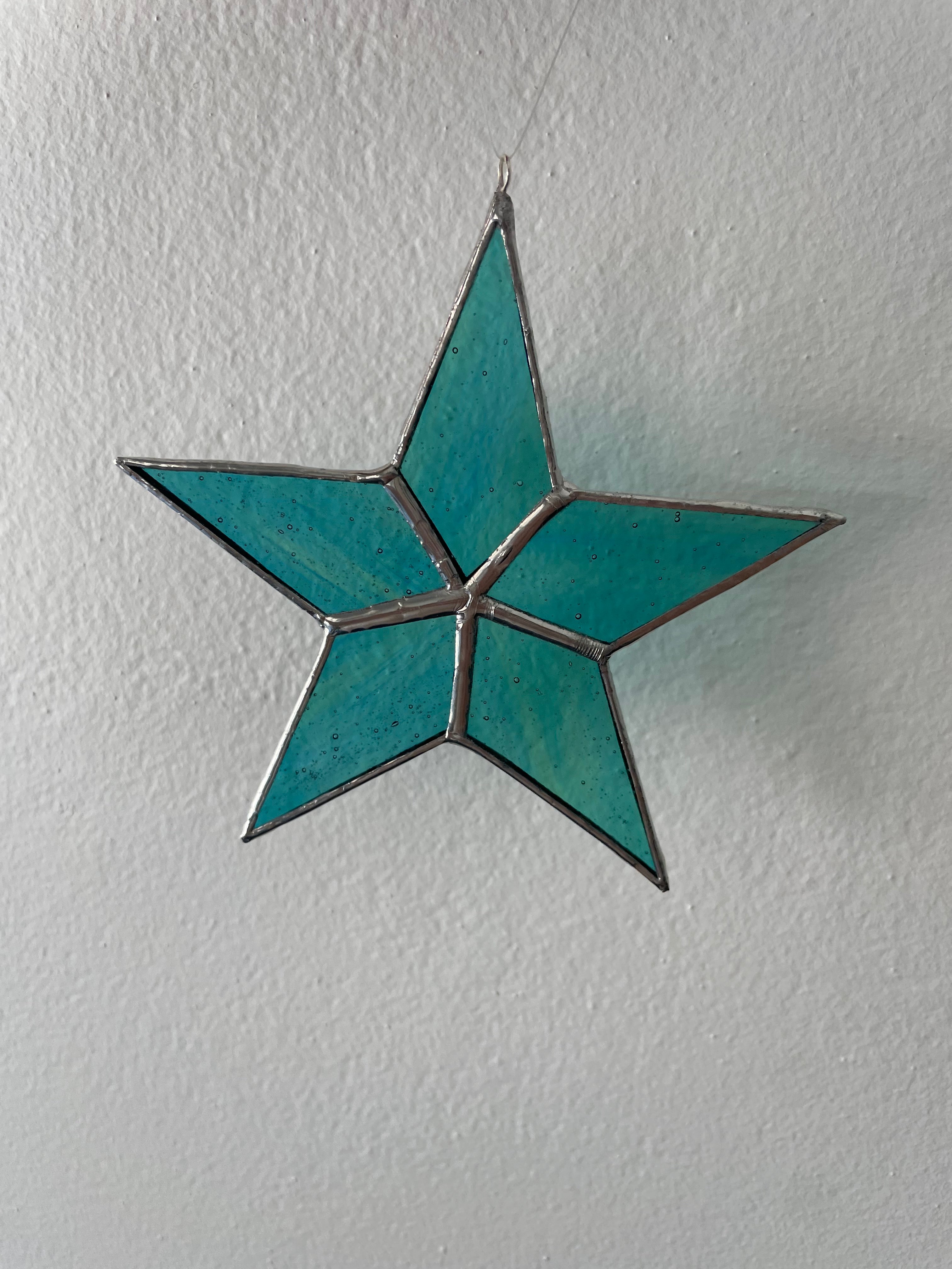 Light Blue Star Ornament