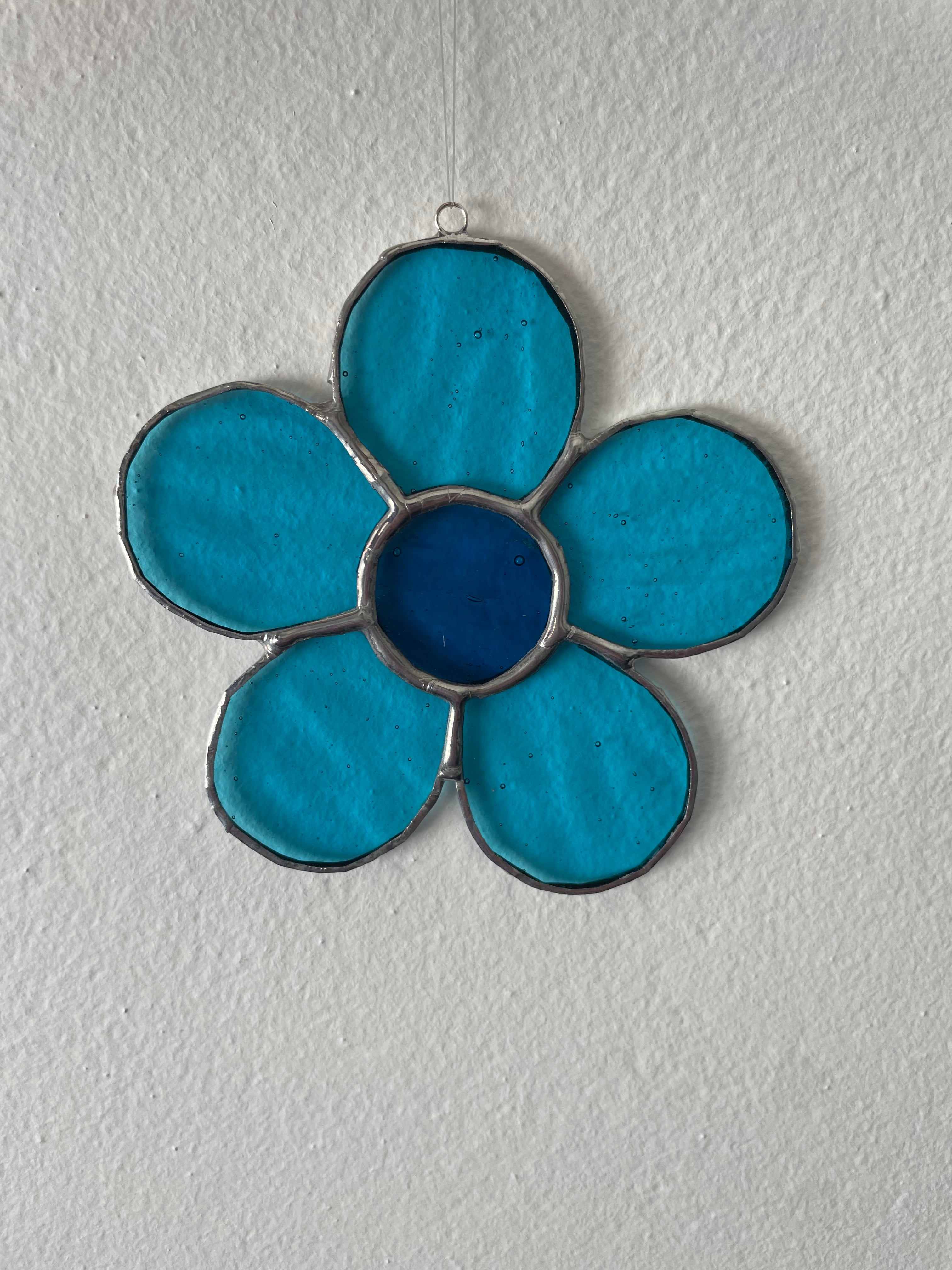 Light Blue Flower Suncatcher