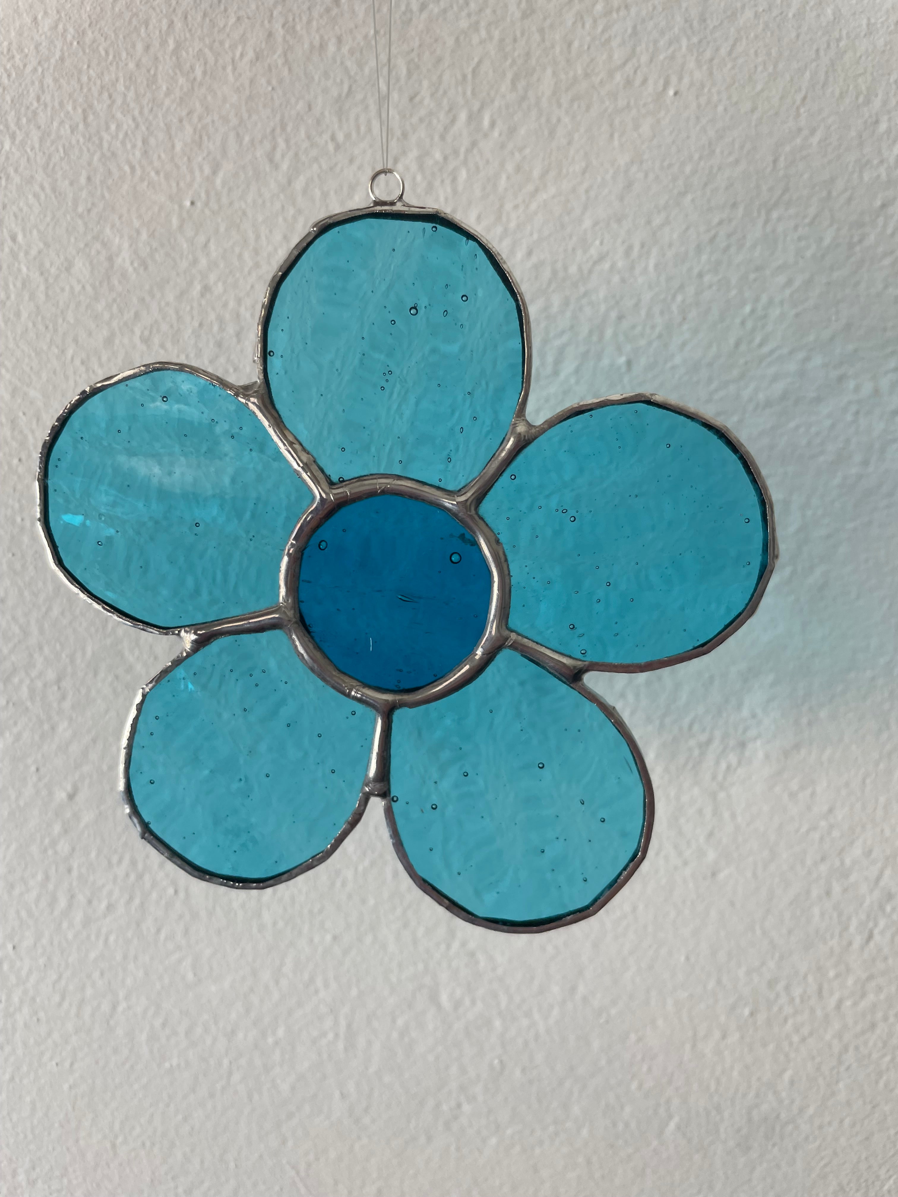 Light Blue Flower Suncatcher