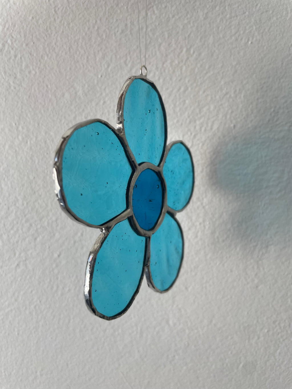 Light Blue Flower Suncatcher