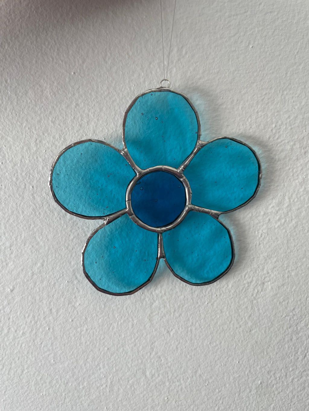 Light Blue Flower Suncatcher