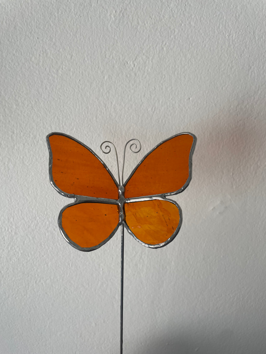 Butterfly Plant Stake - Orange