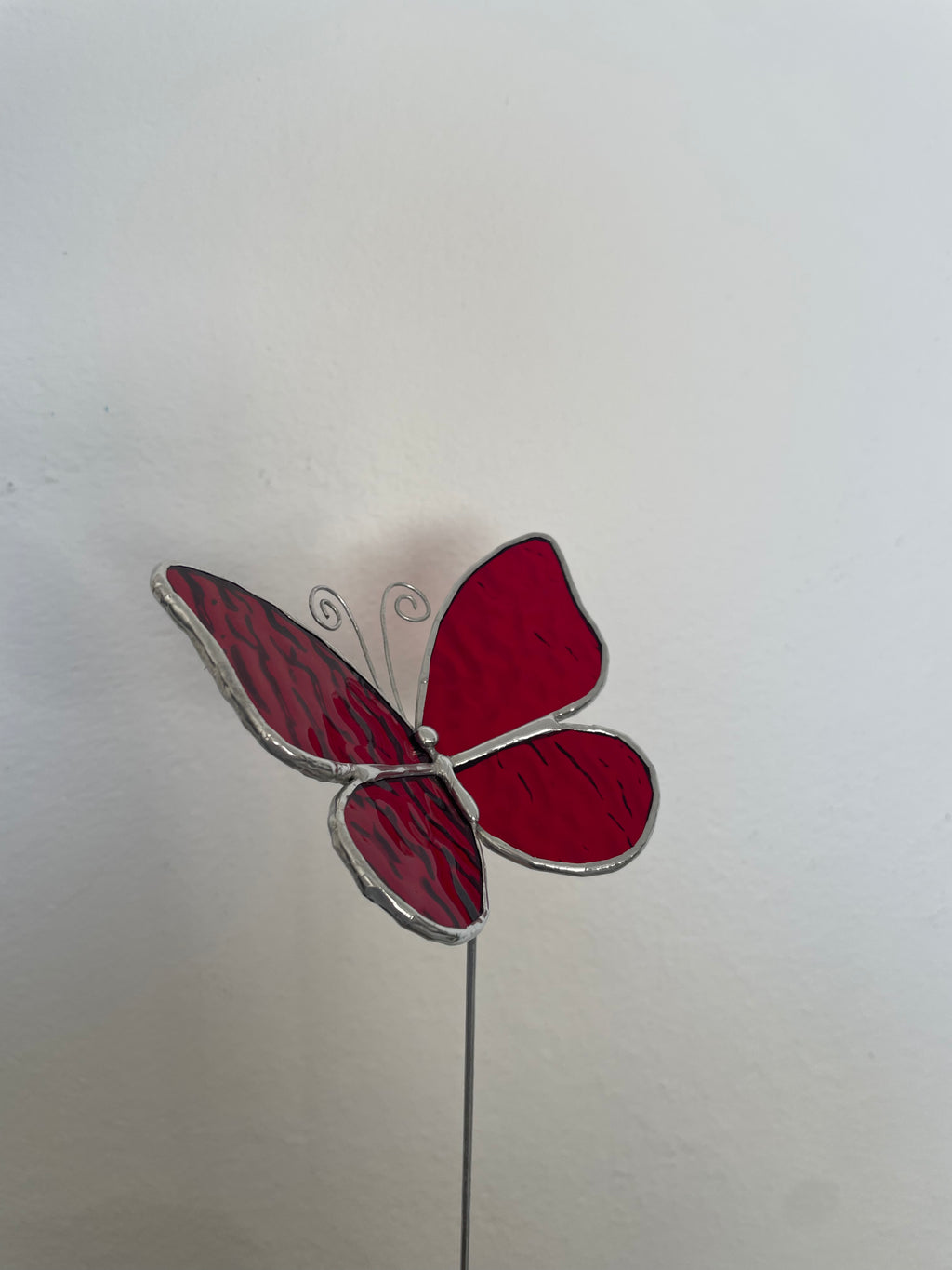 Butterfly Plant Stake - Red