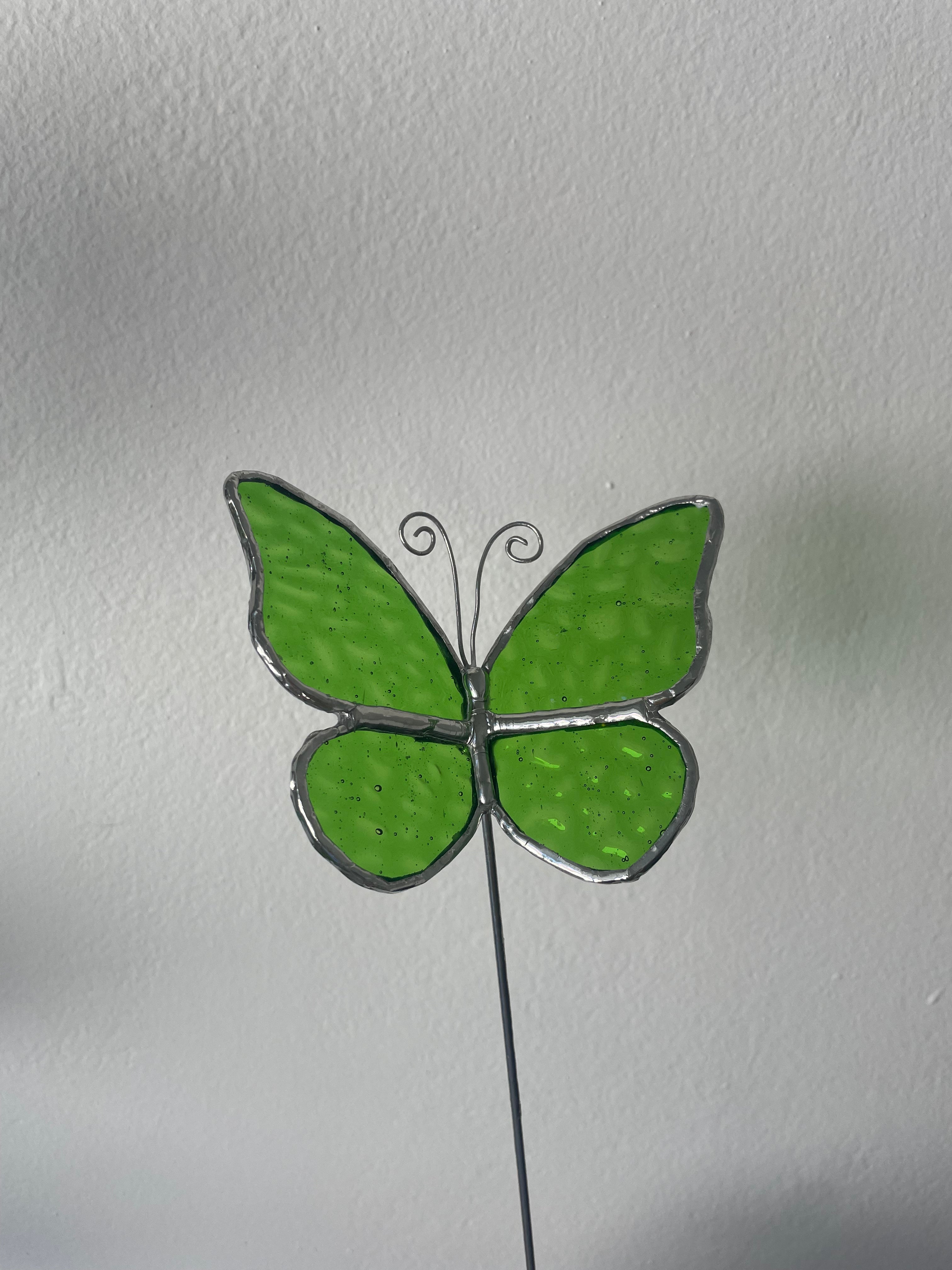 Butterfly Plant Stake - Green