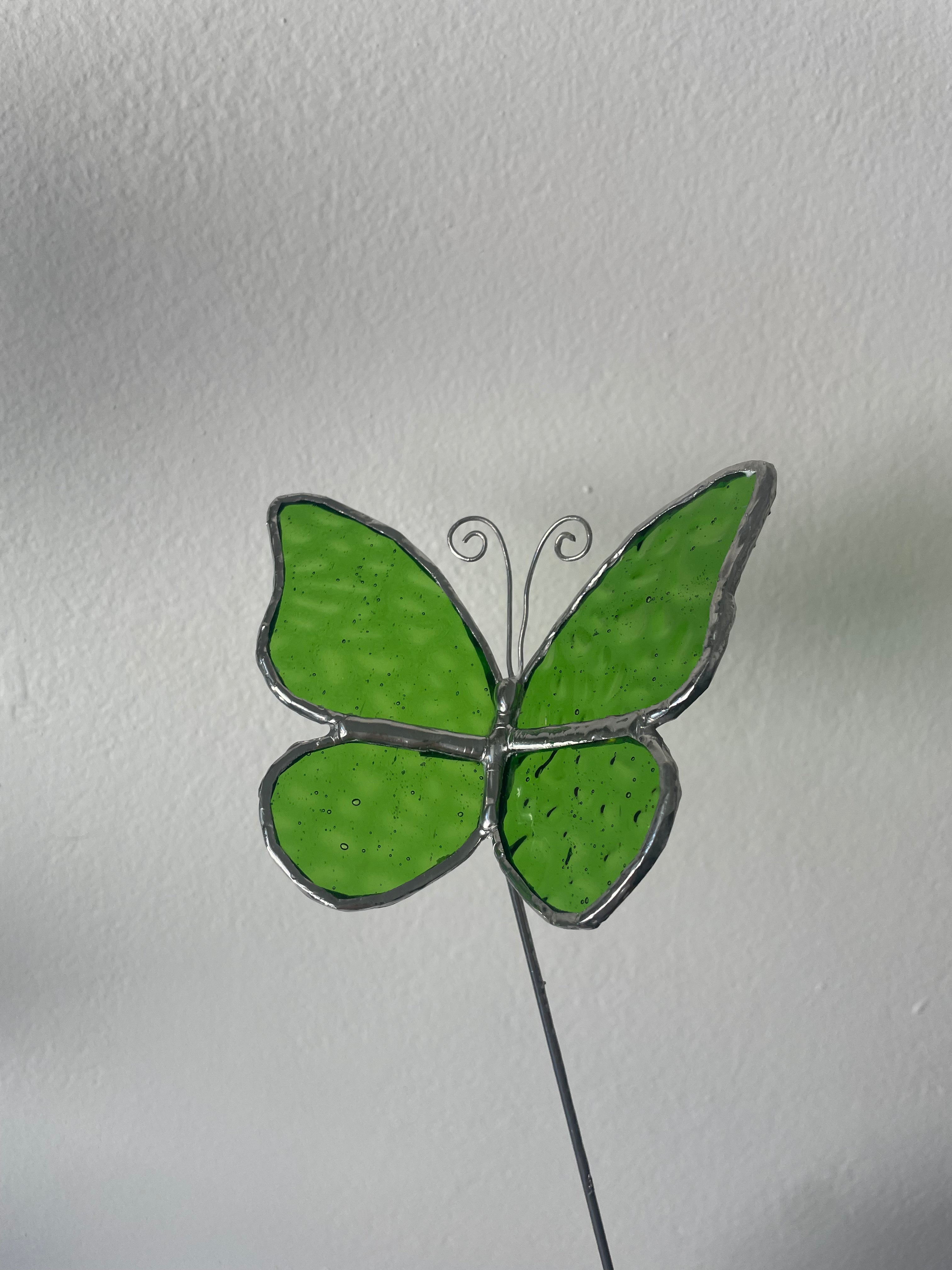 Butterfly Plant Stake - Green
