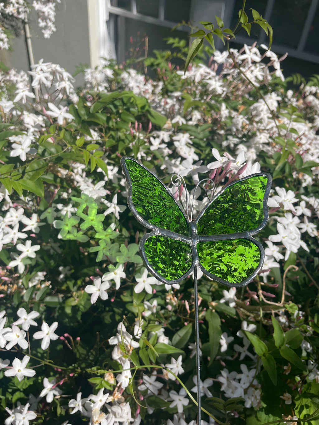 Butterfly Plant Stake - Green