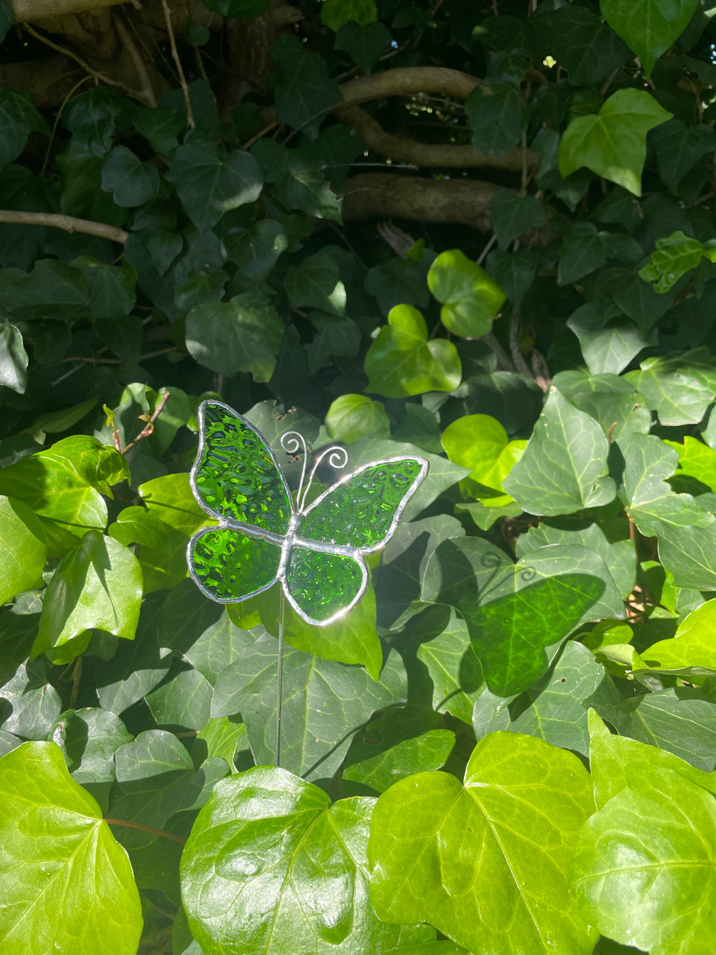 Butterfly Plant Stake - Green
