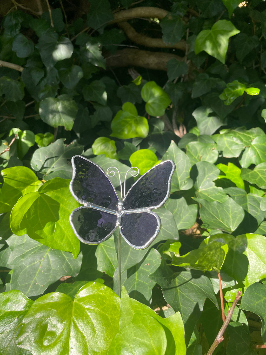 Butterfly Plant Stake - Purple