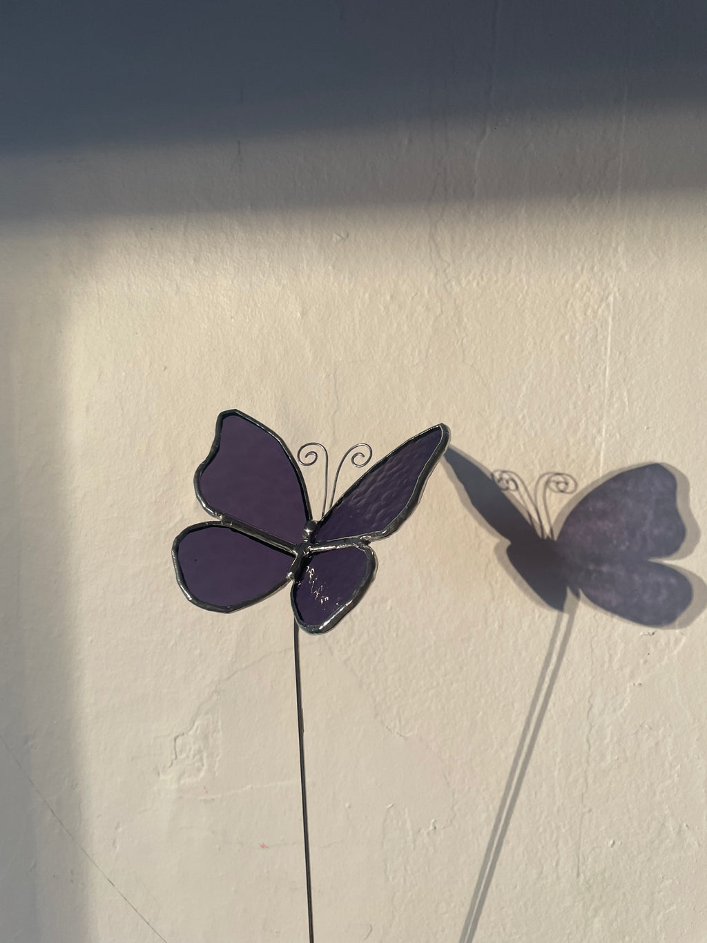 Butterfly Plant Stake - Purple