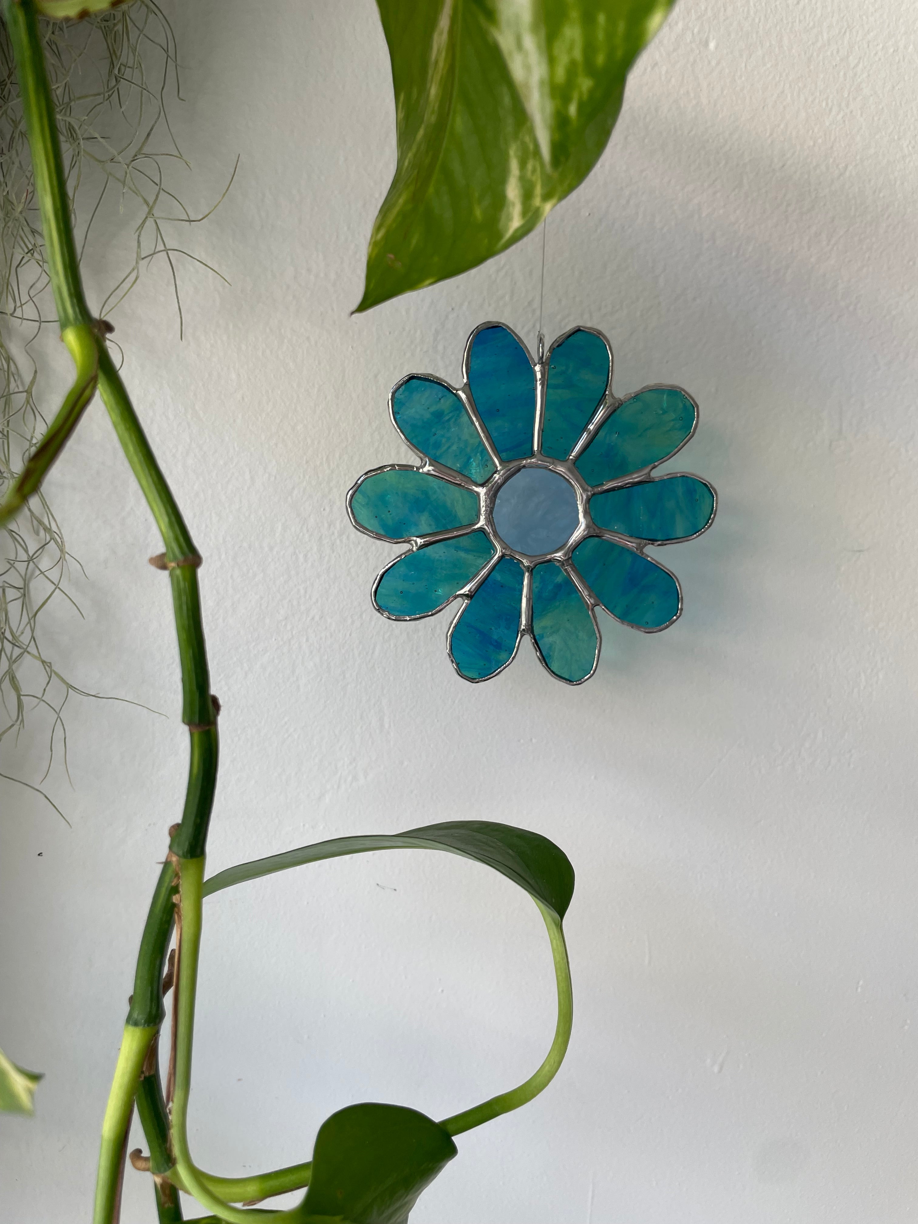 Blue Flower Suncatcher