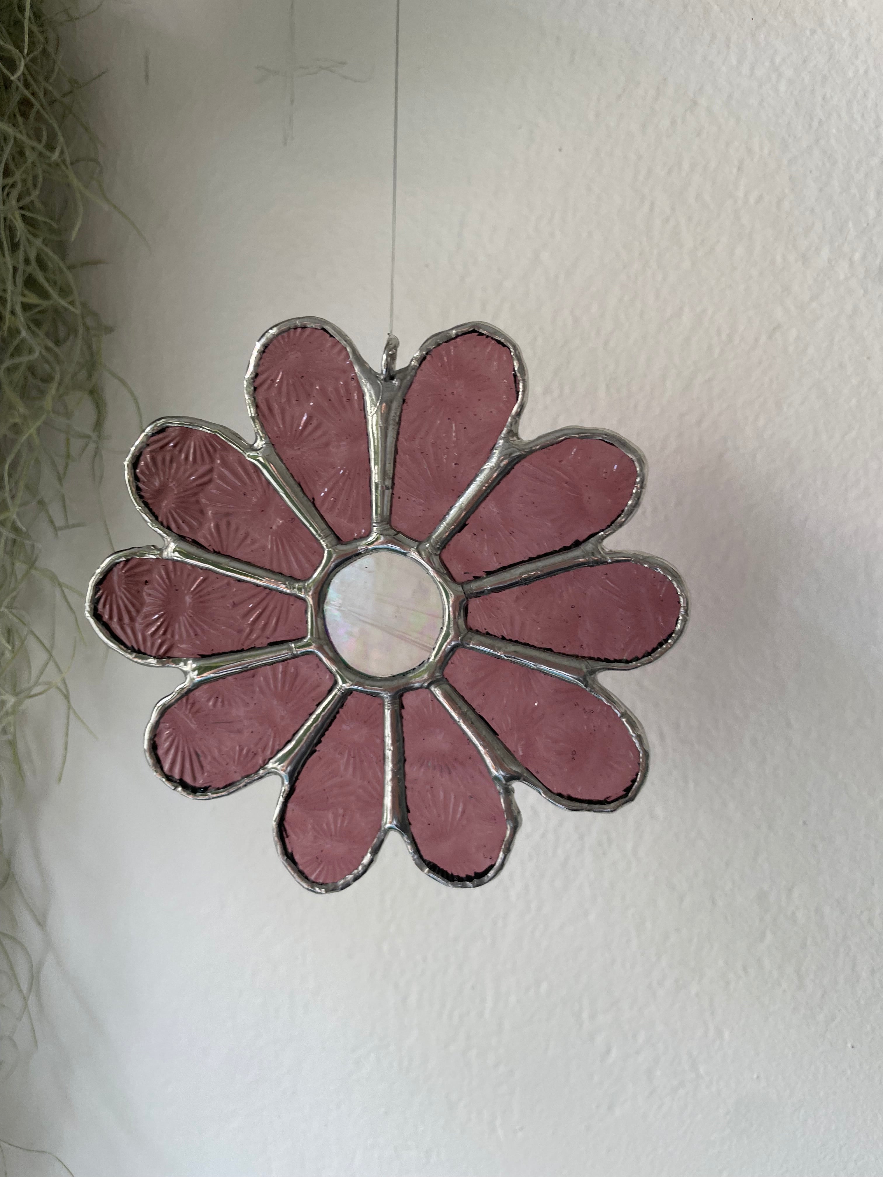 Light Purple Flower Suncatcher