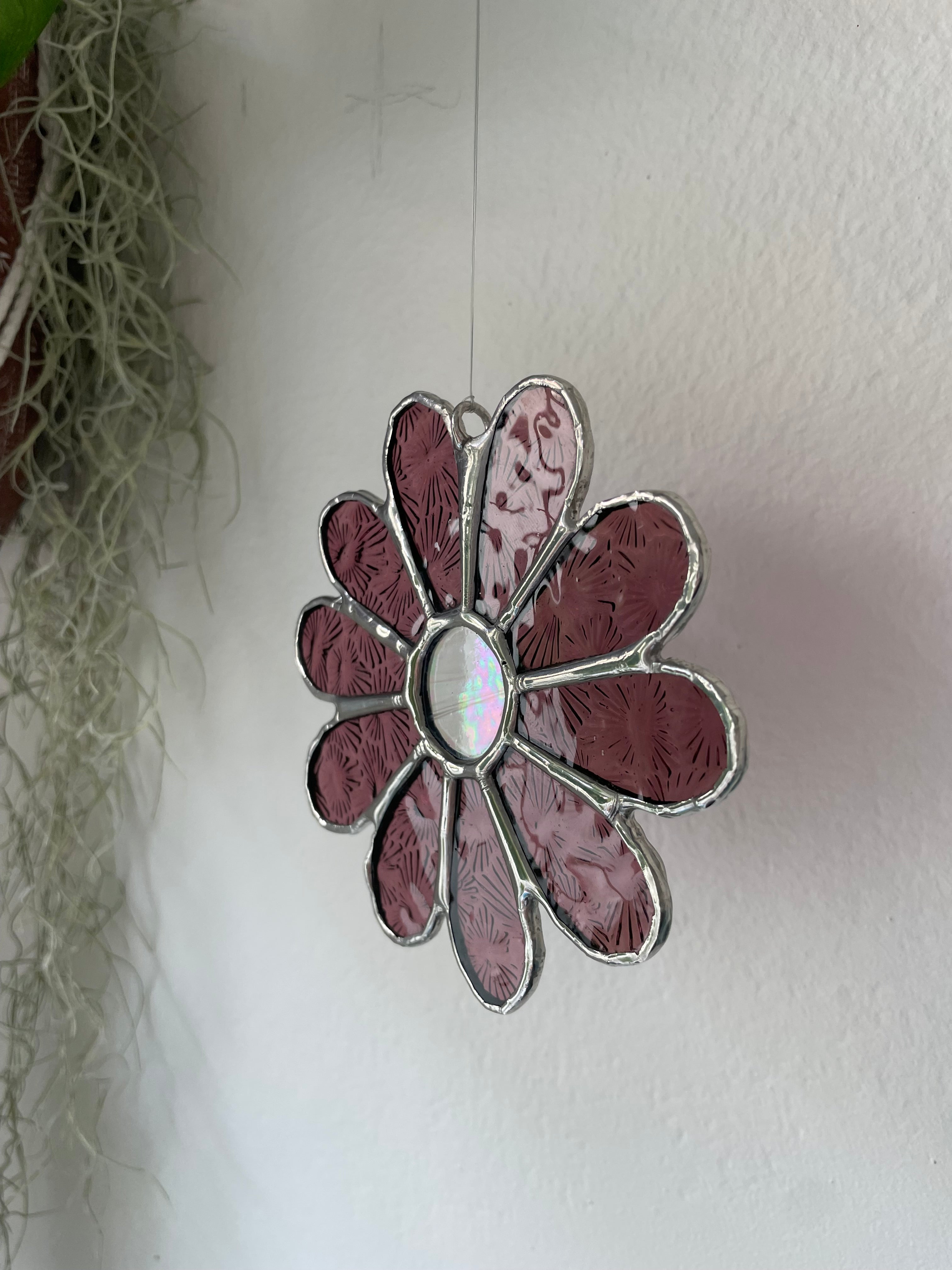 Light Purple Flower Suncatcher